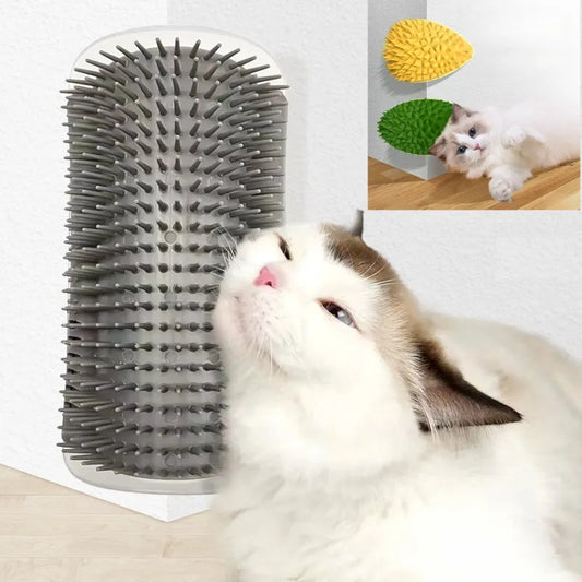 Attachable Corner Self-Grooming Pad For Cats