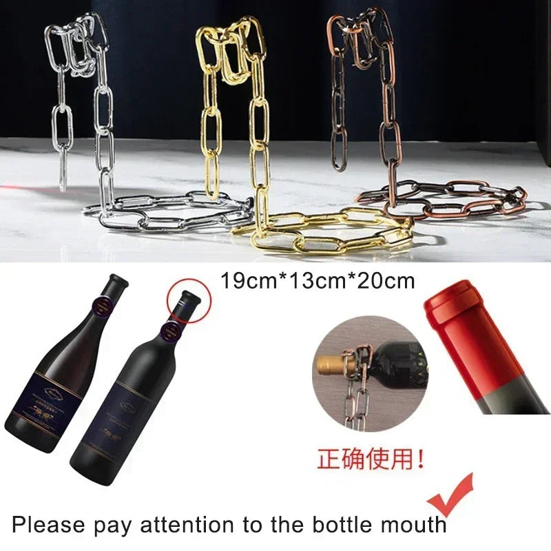 Magical Suspension Chain Wine Holder