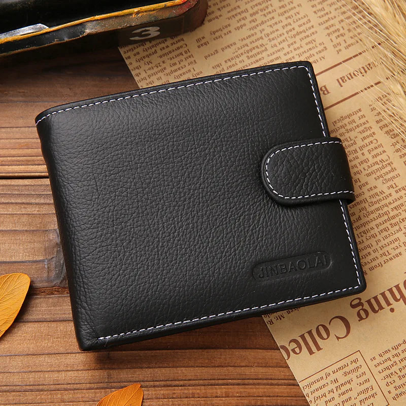 Jinbaolai Leather Wallet