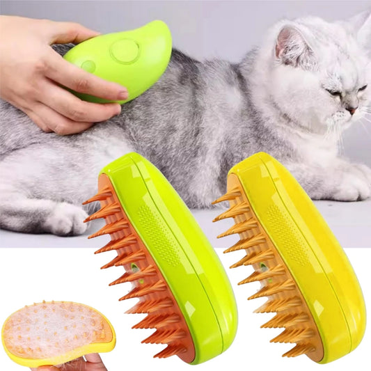 Steam Grooming Cat Brush