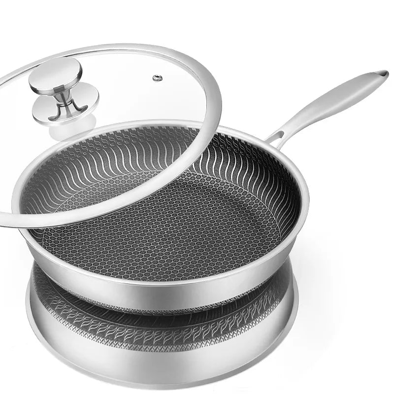 Stainless Steel Non-stick Frying Pan