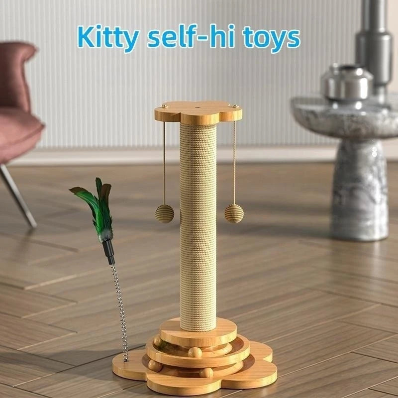 Cat Scratching Post With Play Activities