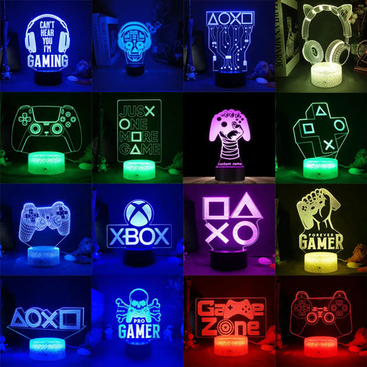 LED Gaming Lamp. USB or Battery Powered