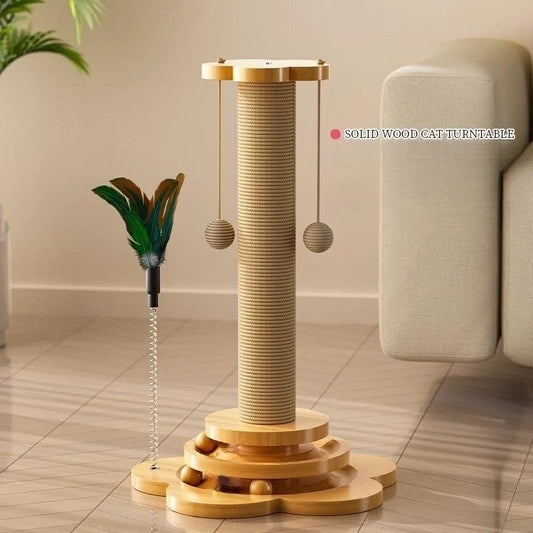 Cat Scratching Post With Play Activities