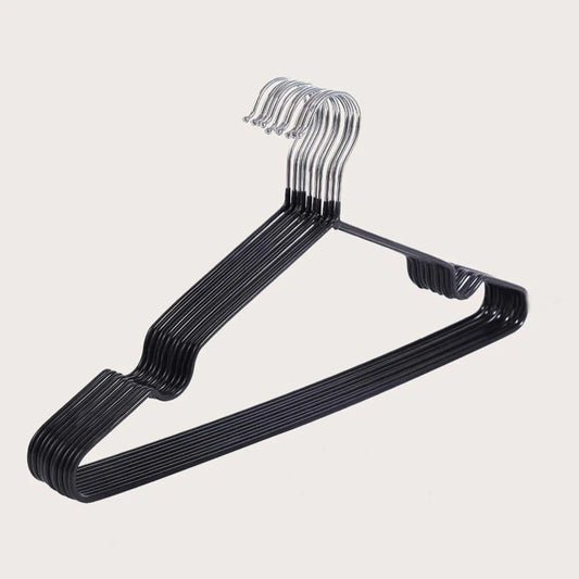 Non-Slip Clothes Hangers. Pack of 10
