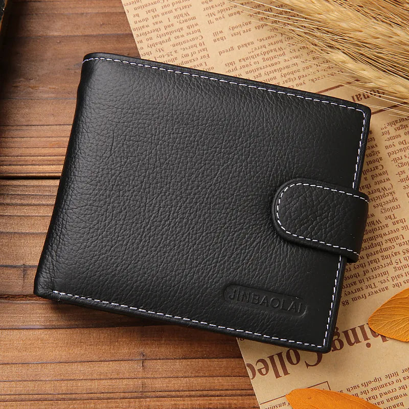 Jinbaolai Leather Wallet