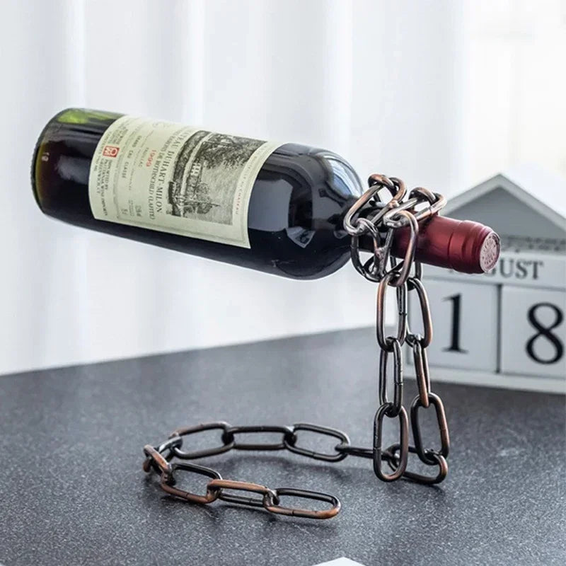 Magical Suspension Chain Wine Holder